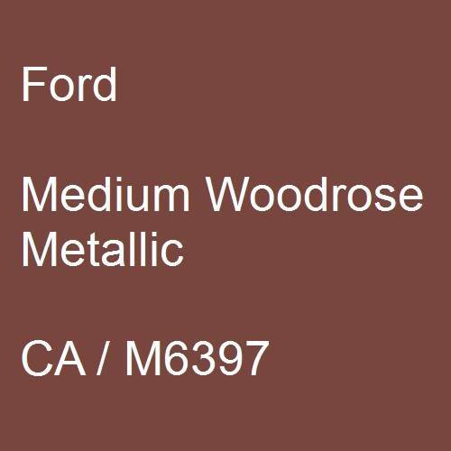 Ford, Medium Woodrose Metallic, CA / M6397.